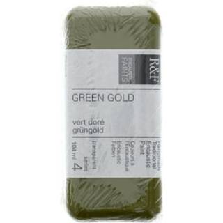 R & F -kunstner Encaustic Paint Green Gold 104 ml