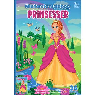 Min første malebog - prinsesser (På lager i varehus)