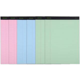 Mintra Office Recycled Writing Pads 6PK (Pastel Smalle Ruled (8,5in x 11in))