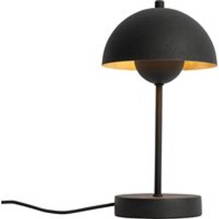 Retro bordlampe sort med guld - Magnax Mini