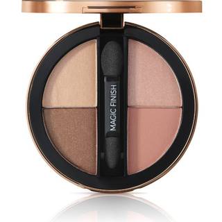 M. Asam MAGIC FINISH jenskyggepalet Satin jenskygge nr. 3-4-i-1 make-up med hyaluronsyre ultrafine pigmenter satinfinish & intens farvekasse me