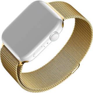 Apple Watch (38 / 40 / SE / 41 / 42mm) - Fixed Mesh Metal Rem - Guld