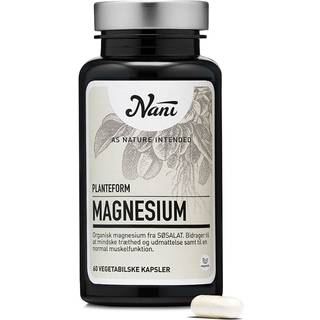 3 for 2 på Nani Magnesium på organisk planteform, 60 stk. Kosttilskud 60 stk