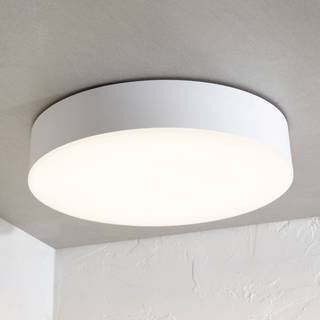 Lindby LED udendørs loftlampe Lahja, hvid, sensor, IP65