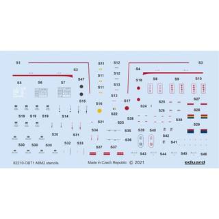 A6M2 stencils 1/48 EDUARD
