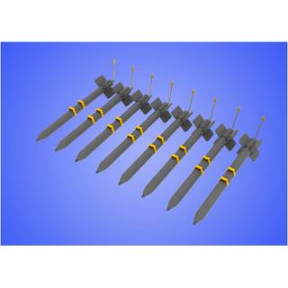 Mi-24V stencils Russian & English for Zvezda