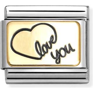 Nomination Love You Heart Charm - Gold
