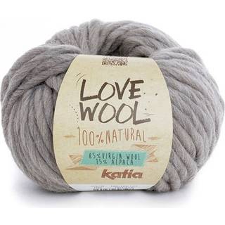 Katia Love Wool 102 Mellem beige Indhold:85% uld, 15% alpaca Vægt/længde: 100 g = ca. 50 meter Anbefalede pinde: 12-15 mm Strikkefasthed: 10 x 10 cm = 7 m x 9 p Vask:Håndvask / Tåler ikke tørretumbling.