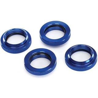 Traxxas 7767 Spring retainer GTX-shocks Blue Alum (4)