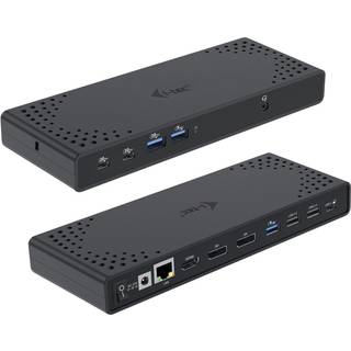 I-Tec - docking station - USB-C / USB4 / Thunderbolt 3 / Thunderbolt 4 - HDMI 2 x DP++ - GigE