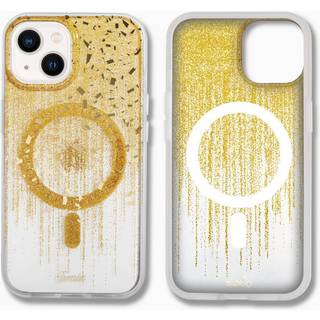 Sonix -sag til iPhone 14 Plus | Kompatibel med MagSafe | 10ft drop testet | Drippin 'Gold Glitter