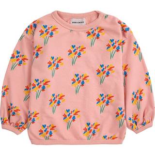 Bobo Choses Fireworks Mønstret Baby Sweatshirt Lyserød 9 Months  Lyserød  9 måneder  kvinde