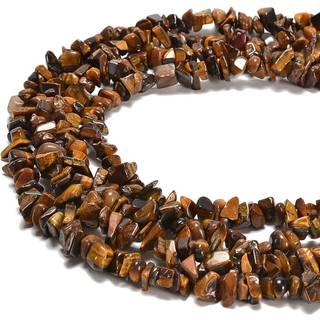 Jodaying 7-8mm Natural Yellow Tiger Eye Gemstone Chips Loose Beads Semi Precious for smykker, der fremstiller DIY h?ndlavede h?ndv?rksforsyninger