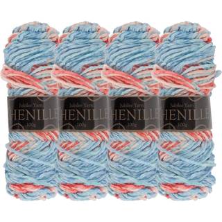 Jubileeyarn Chenille Yarn - Worned Weight - 100G/Skein - Hyperborea - 4 Skeins