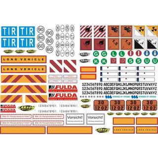 Carson Decal Sheet - Advarselsskilt for lastbil