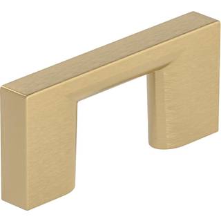 Richelieu Hardware BP816032CHBRZ Armadale Collection 1 1/4-tum (32 mm) Center-to-Center Champagne Bronze Modern Rectangular skåp och låda för kök