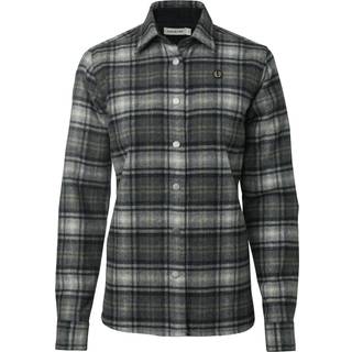 Chevalier Champ Wool Overshirt Women Charcoal Checked 40W