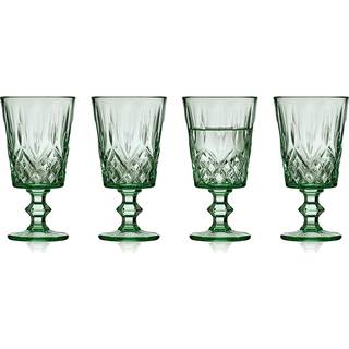 Lyngby Glas Sorrento vinglas amber 29 cl 4 stk.