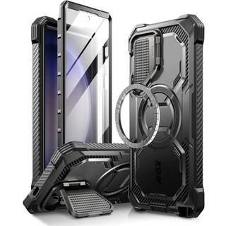 Samsung Galaxy S24 Ultra Supcase i-Blason Armorbox Mag Hybrid Cover - Sort
