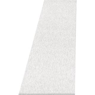 Nizza Kortluvet Tæppeløber Ensfarvet - Creme - 80x250 (Løber)