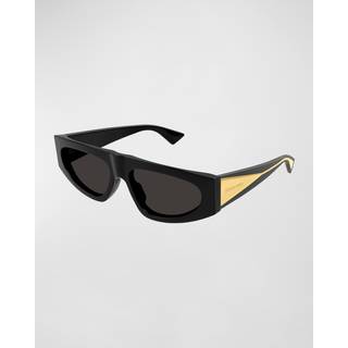 Bottega Veneta BV1277S 001 57 Solbriller Kvinder Black - Black - 57mm