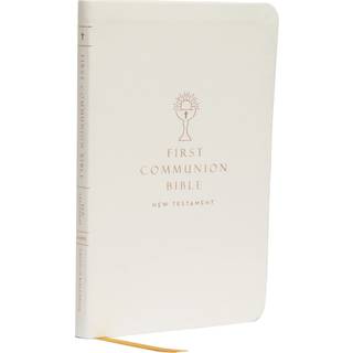 NABRE, New American Bible, Revised Edition, Catholic Bible, First Communion Bible: New Testament, Leathersoft, White