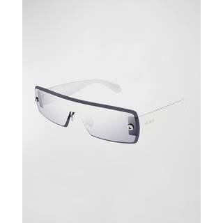 Azzedine Alaia AA0083S 002 99 Solbriller Kvinder Silver - Silver - 99mm