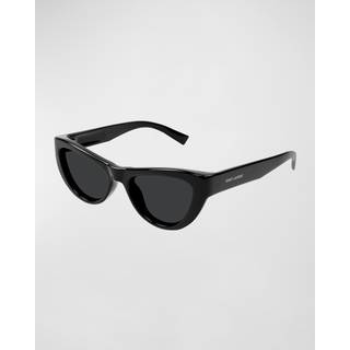 SAINT LAURENT Kvinde SL 676 001 Solbriller Bio-injekt Sort Sort Cat Eye