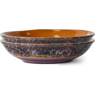 HKliving 70's curry skål 21,7x21 cm 2-pak Daybreak