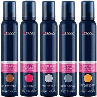 Indola Color Style Hårmousse 200 ml Anthracite