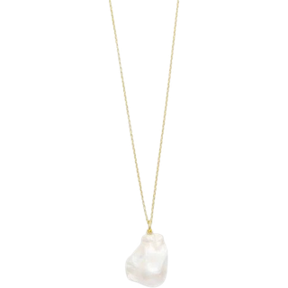 Barok Halskæde, Gold Plated, 50 cm