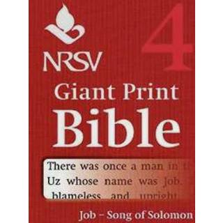 NRSV Giant Print Bible: Volume 4, Job – Song of Songs