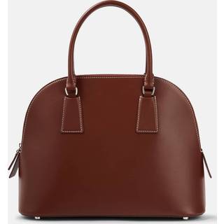 The Row Nina Small leather tote bag - brown - One Size