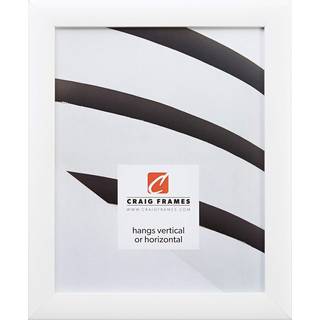 craig rammer moderne 22x28 billedramme hvid satin