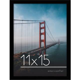 AmericanFlat 11x15 Billeder i sort - konstrueret tr?ramme med knust -resistent glas og h?ngende hardware til vandret eller lodret v?gvisning