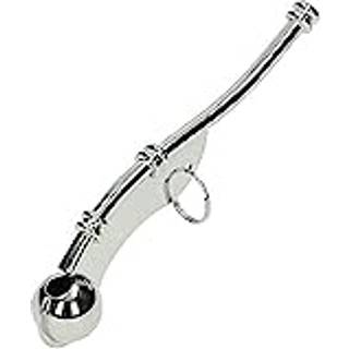 Mil-Tec forniklet b?dsmand Kompakt letv?gts b?rbar fl?jte til maritim signalering 5 x 1 in. 0,8 oz. | H?je klare signaler til kommunikation p? sk