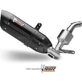 MIVV Suono Lyddæmper Rustfrit stål, sort, titanium