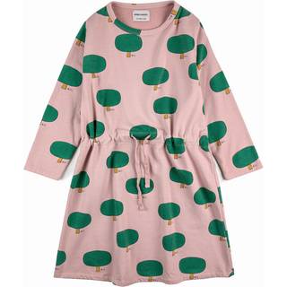 Bobo Choses Printed cotton-blend dress - pink - Y 6