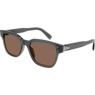 Dunhill Mand DU0045SA 003 Solbriller Grå Brun Firkantet