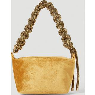 KARA Crystal Cobra Pouch Shoulder Bag - Frau Schultertaschen Yellow One Size