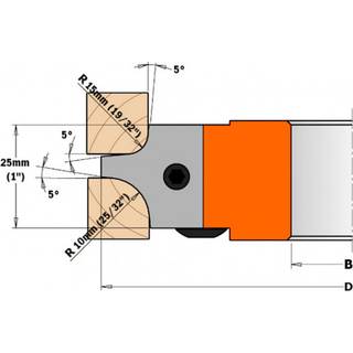 CMT Radieplatte R3/6 2 stk. CMT - 695.003.03