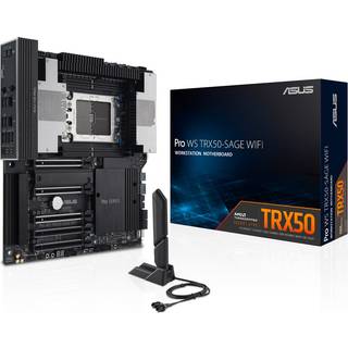 ASUS PRO WS TRX50-SAGE WIFI Bundkort - AMD TRX50 - AMD sTR5 socket - DDR5 RAM - SSI (Server)