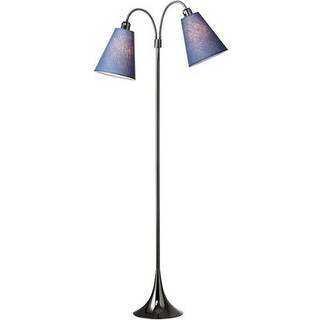 Fodgænger Gulvlampe - Sort Forkromet - Dalablå - Nielsen Light