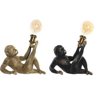 Bordlampe DKD Home Decor 31,5 x 18 x 27 cm Gylden Metal Kobber Harpiks 220 V 50 W (2 enheder)