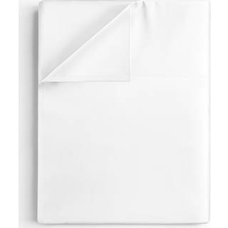 Fuldt 400 trådantal 100% bomuld fladt ark - Komfortabel afkøling og åndbar bomuld - Kun top fladt ark - Luksushotelkvalitet sengetøj - ekstra blø