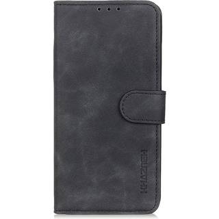 Nokia 1.4 KHAZNEH Imiteret Læder Cover m. Pung - Sort