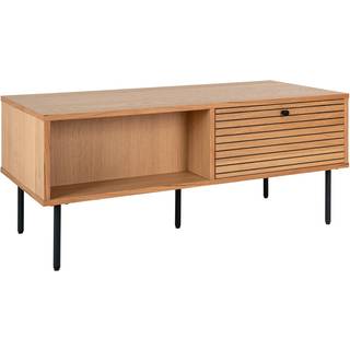 Create - Sofabord i eg med sorte metalben