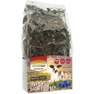 Nature land botaniske urter med blå blomster 100g