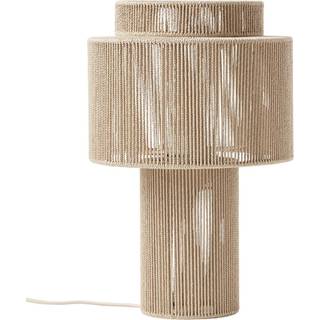 Bordlampe Lace af linnedtråde