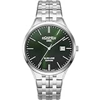 Roamer 512833 41 75 20 Slim-Line Classic Green Dial Watch - W60153